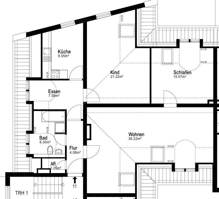 Wohnung zur Miete 1.089 € 3 Zimmer 99 m²<br/>Wohnfläche 01.12.2024<br/>Verfügbarkeit Elmenhorst Elmenhorst-Lichtenhagen 18107