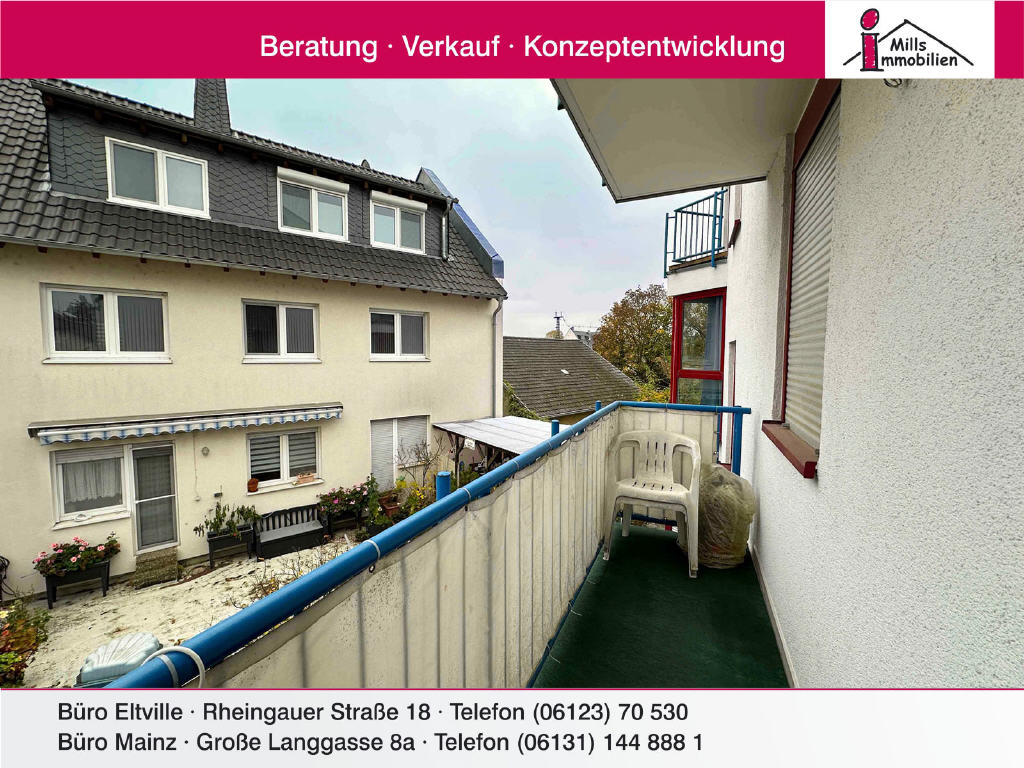 Wohnung zum Kauf 98.000 € 1 Zimmer 25 m²<br/>Wohnfläche 2.<br/>Geschoss Eltville Eltville am Rhein 65343