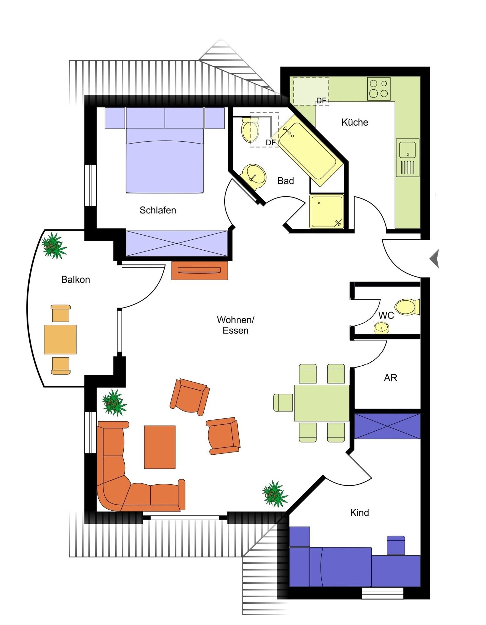 Wohnung zum Kauf 289.000 € 3,5 Zimmer 76 m²<br/>Wohnfläche 1.<br/>Geschoss Sickenhausen Reutlingen / Sickenhausen 72768