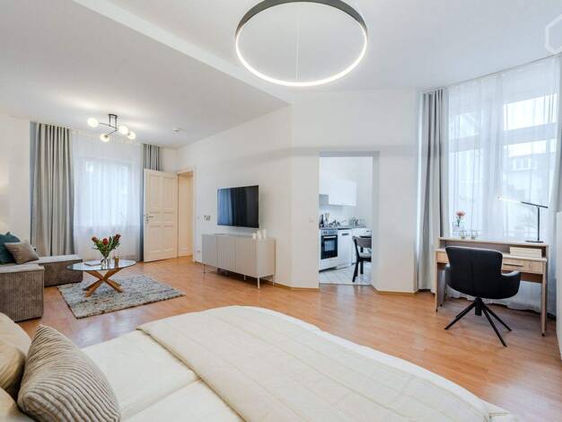Wohnung zur Miete Wohnen auf Zeit 2.070 € 2 Zimmer 46 m² frei ab 28.04.2026 Friedrichshain Berlin 10249
