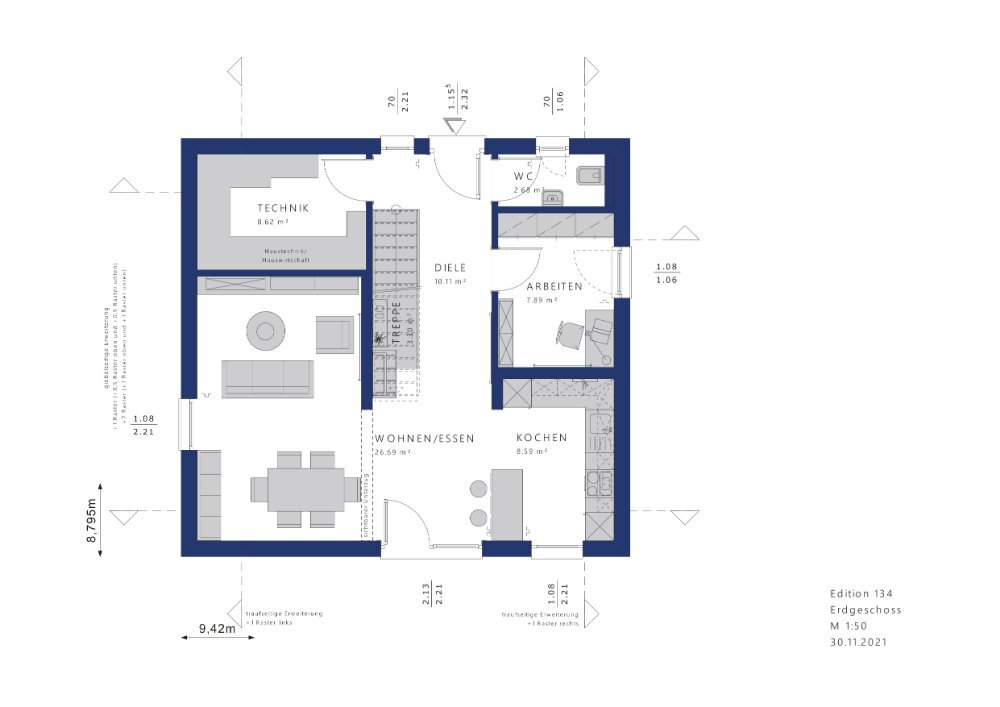 Einfamilienhaus zum Kauf provisionsfrei 411.465 € 4 Zimmer 122 m²<br/>Wohnfläche 978 m²<br/>Grundstück Wutha-Farnroda Wutha-Farnroda 99848