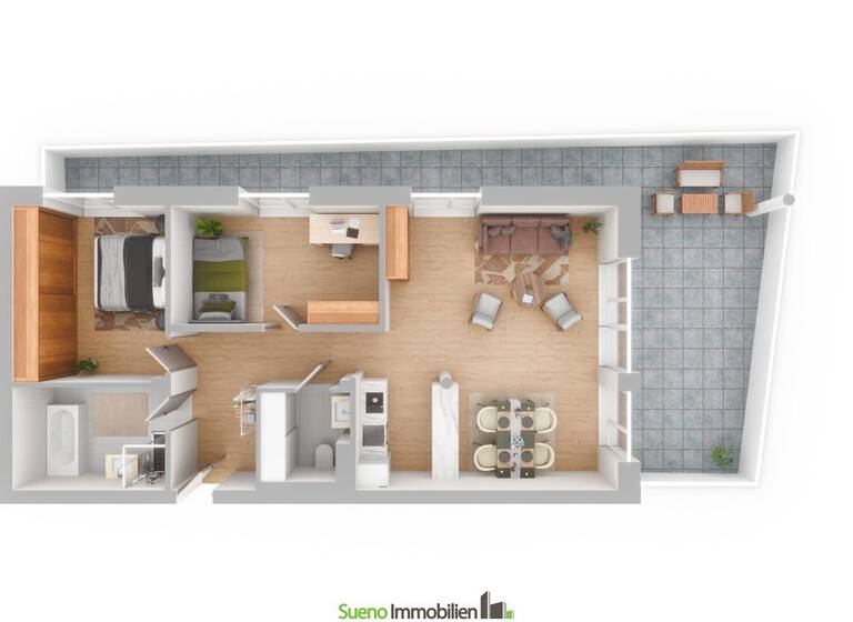 Wohnung zum Kauf 449.000 € 3 Zimmer 77,6 m² Ufer Linz 4030