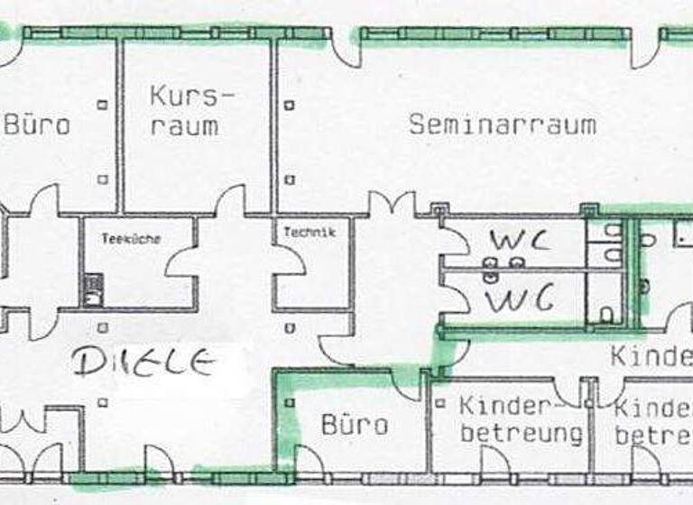 Bürofläche zur Miete 1.500 € 5 Zimmer 290 m² Bürofläche Innenstadt Minden 32423