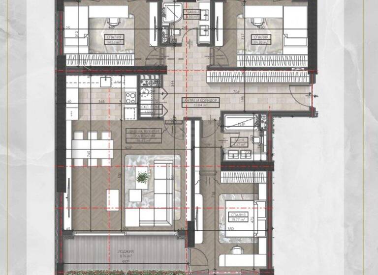 Studio zum Kauf 413.934 € 4 Zimmer 170,3 m² Sofia