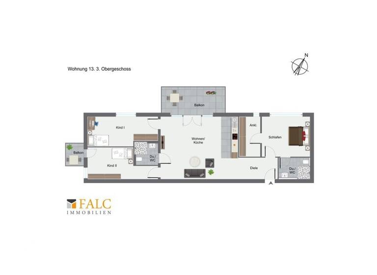 Wohnung zum Kauf provisionsfrei 440.000 € 4 Zimmer 128 m²<br/>Wohnfläche 3.<br/>Geschoss Wald Solingen 42719