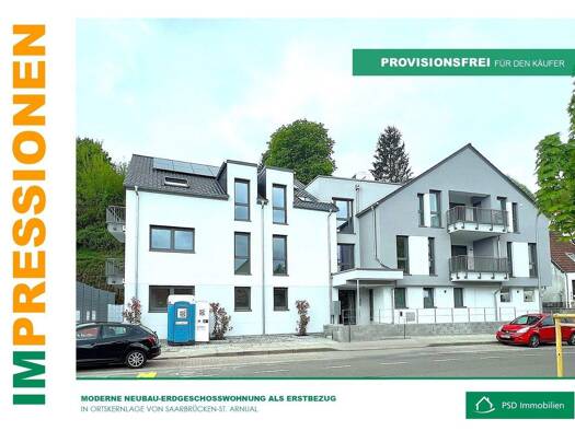 Wohnung zum Kauf - Erstbezug provisionsfrei 329.600 € 2 Zimmer 90,4 m² St Arnual Saarbrücken 66119