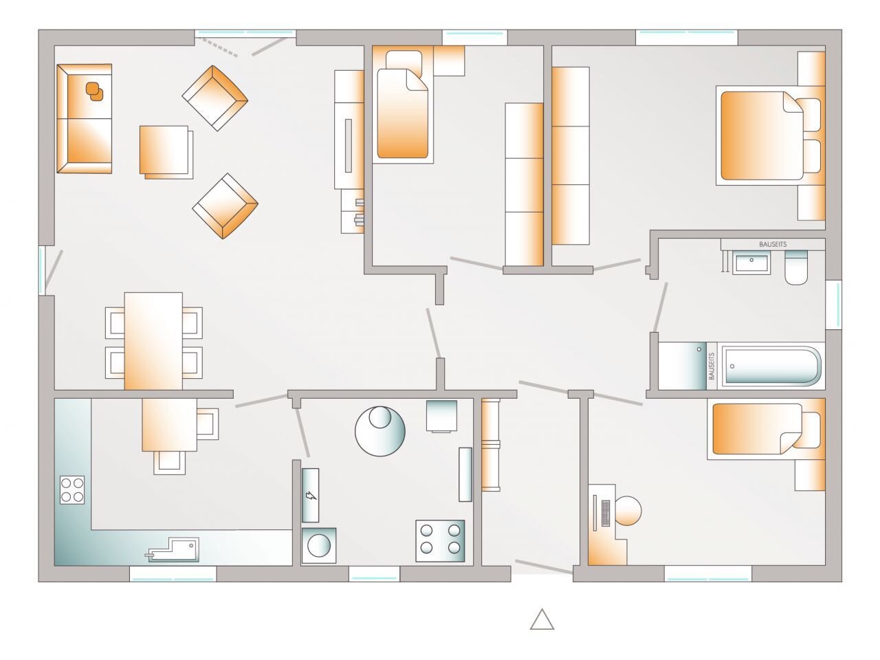 Bungalow zum Kauf provisionsfrei 355.000 € 5 Zimmer 107,2 m²<br/>Wohnfläche 550 m²<br/>Grundstück Warburg Warburg 34414