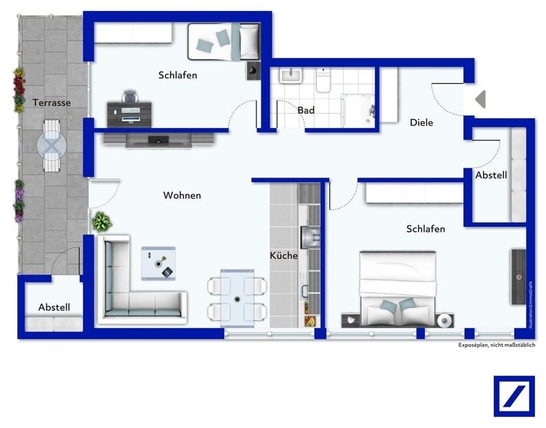 Wohnung zum Kauf 250.000 € 3 Zimmer 91 m²<br/>Wohnfläche Euren 3 Trier 54294