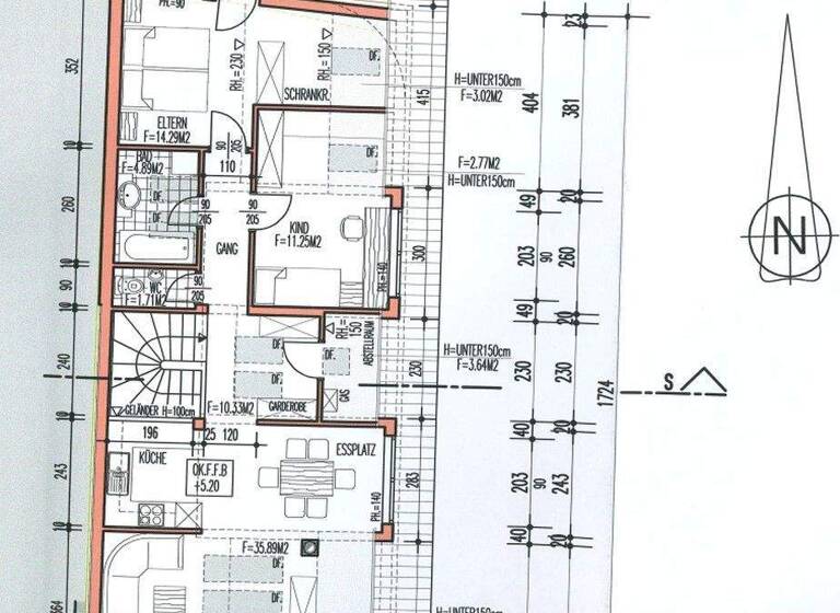 Wohnung zum Kauf provisionsfrei 420.000 € 3 Zimmer 83 m² 2. Geschoss Kirchplatz 3 Götzens 6091