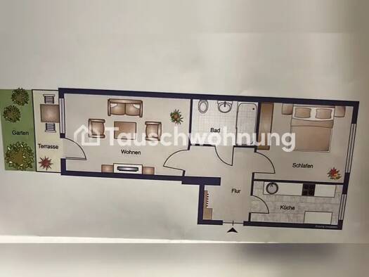 Wohnung zur Miete Tauschwohnung 995 € 2 Zimmer 56 m² EG Unterschleißheim Unterschleißheim 85716