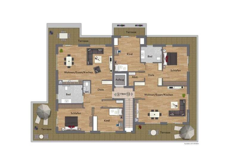 Wohnung zur Miete 1.386 € 3 Zimmer 126 m² EG Sandersgarten 45 Betzdorf 57518