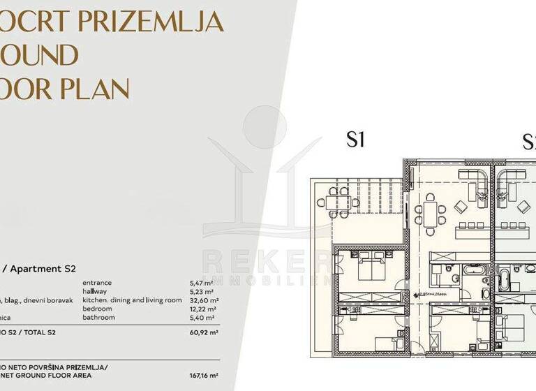 Wohnung zum Kauf - Erstbezug 609.200 € 2 Zimmer 60,9 m² 1. Geschoss Dubrovnik 20000