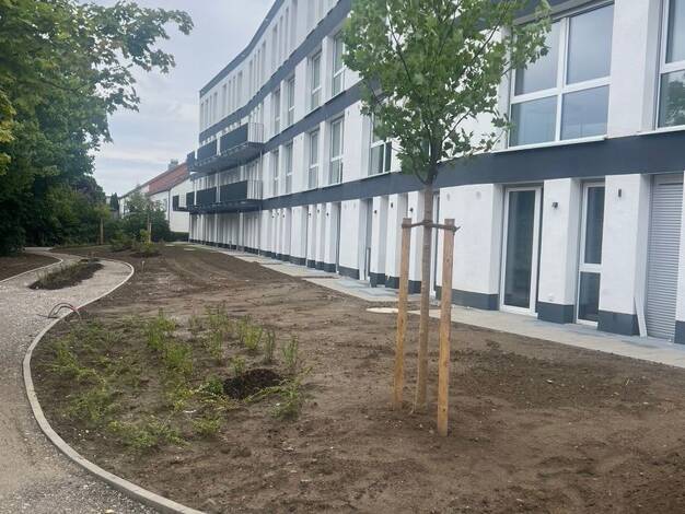 Studio zur Miete - Erstbezug 591 € 1 Zimmer 24,6 m² 1. Geschoss frei ab sofort Tunnelstraße 94 Kriegshaber Augsburg 86156