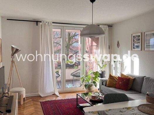Studio zur Miete Tauschwohnung 830 € 3 Zimmer 68 m² 1. Geschoss Uhlenhorst Hamburg 22087