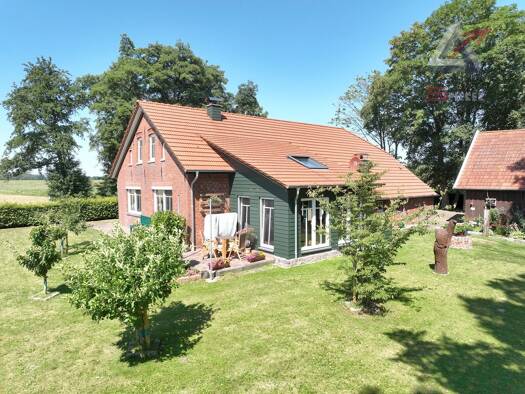 Einfamilienhaus zum Kauf 265.000 € 5 Zimmer 163 m² 1.456 m² Grundstück Deternerlehe Detern / Deternerlehe 26847