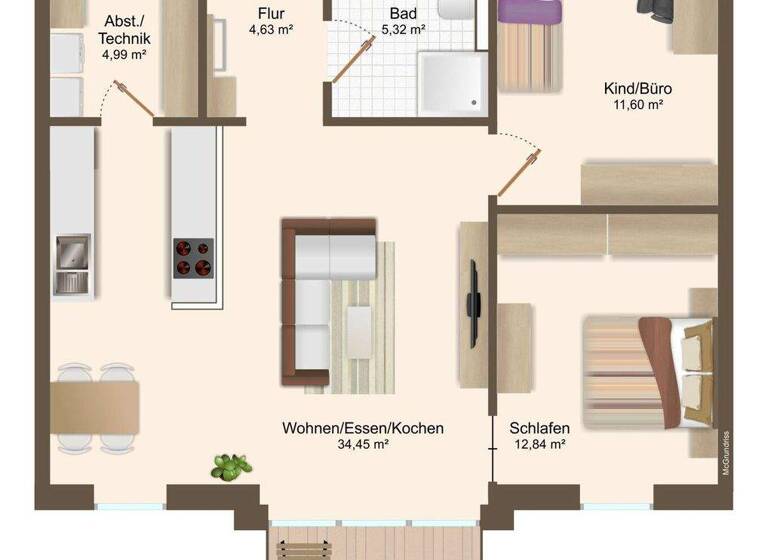 Reihenmittelhaus zum Kauf - Erstbezug 391.000 € 3 Zimmer 76,7 m² 279,2 m² Grundstück Moisburg 21647