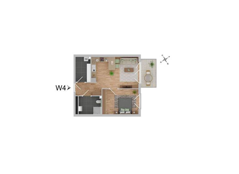 Wohnung zum Kauf - Erstbezug provisionsfrei 237.800 € 2 Zimmer 54 m² frei ab 01.07.2027 Hagen 49170