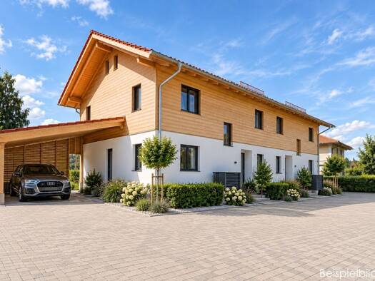 Doppelhaushälfte zum Kauf - Erstbezug 1.390.000 € 5 Zimmer 169,4 m² 437 m² Grundstück Gstadt Gstadt am Chiemsee 83257