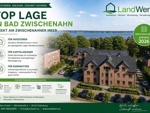 Wohnung zum Kauf 349.000 € 2 Zimmer 70 m² EG Rostrup I Bad Zwischenahn 26160