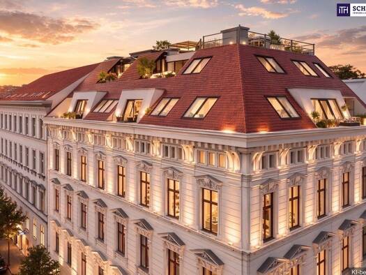 Penthouse zum Kauf - Erstbezug provisionsfrei 2.150.000 € 5 Zimmer 166,1 m² 6. Geschoss Hermanngasse Neubau 1070