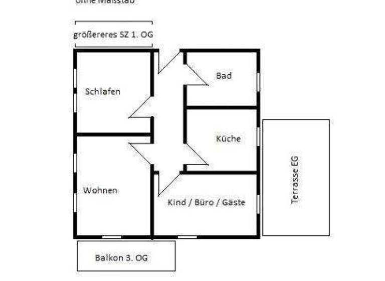 Wohnung zur Miete 940 € 3 Zimmer 80 m² EG Vorjurastr. 107 Reichelsdorf Nürnberg 90453