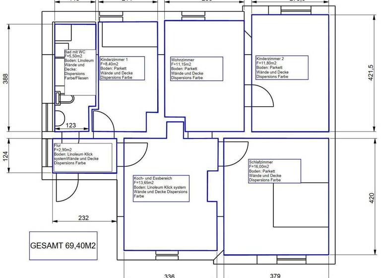 Wohnung zum Kauf provisionsfrei 285.000 € 4 Zimmer 69,4 m² 3. Geschoss Kennelbach 6921