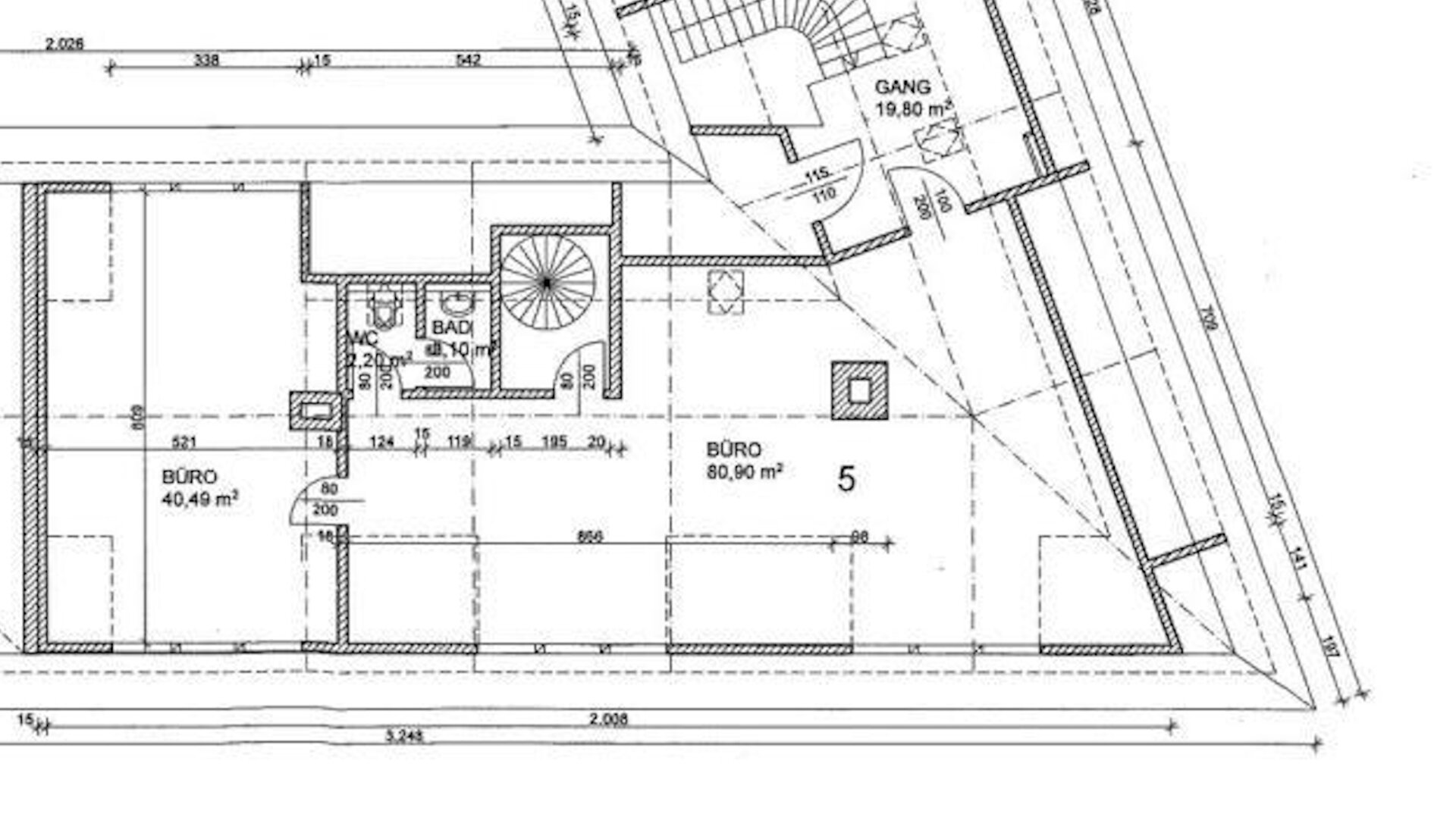 Büro-/Praxisfläche zur Miete 718 € 2 Zimmer 125,7 m²<br/>Bürofläche Breitenfurter Straße Wien 1230