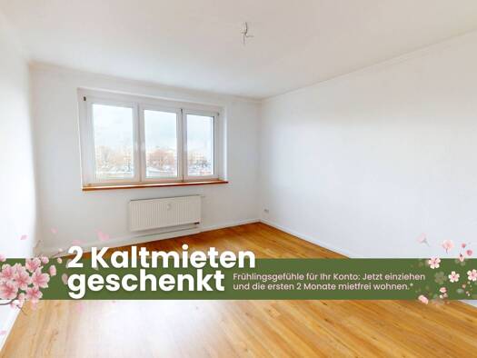 WG-Zimmer zur Miete 359 € 3 Zimmer 58,7 m² 2. Geschoss frei ab sofort Nordstr. 11a Lutherstadt Wittenberg 06886