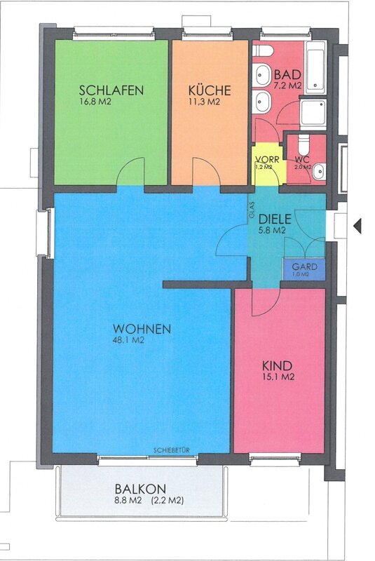 Wohnung zur Miete 1.050 € 3 Zimmer 110 m²<br/>Wohnfläche Bredeney Essen - Bredeney 45133