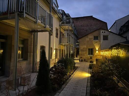 Terrassenwohnung zur Miete 599 € 1 Zimmer 38 m² EG frei ab 01.10.2026 Theaterstraße 28 Innenstadt Fürth 90762
