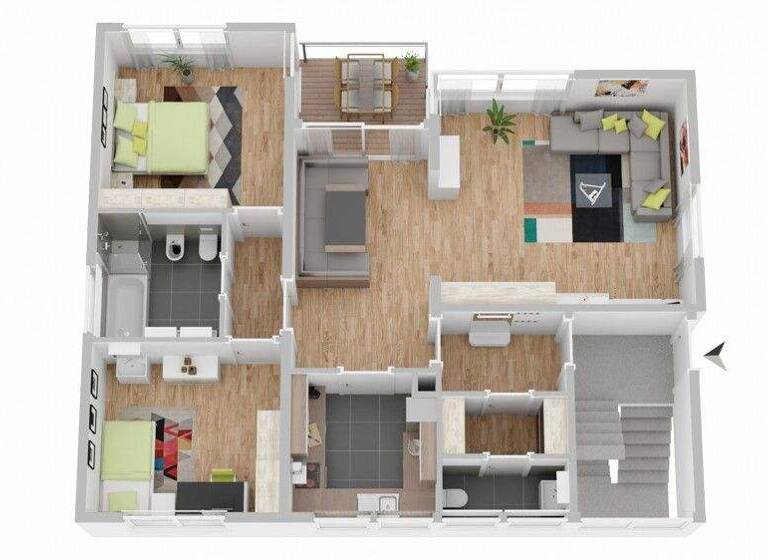 Mehrfamilienhaus zum Kauf 575.000 € 6,5 Zimmer 164 m² 403 m² Grundstück Asperg 71679