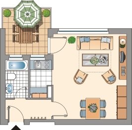 Wohnung zur Miete 325 € 1 Zimmer 23,5 m²<br/>Wohnfläche 4.<br/>Geschoss 03.03.2025<br/>Verfügbarkeit Graf-Galen-Straße 1B Kessenich Bonn 53129