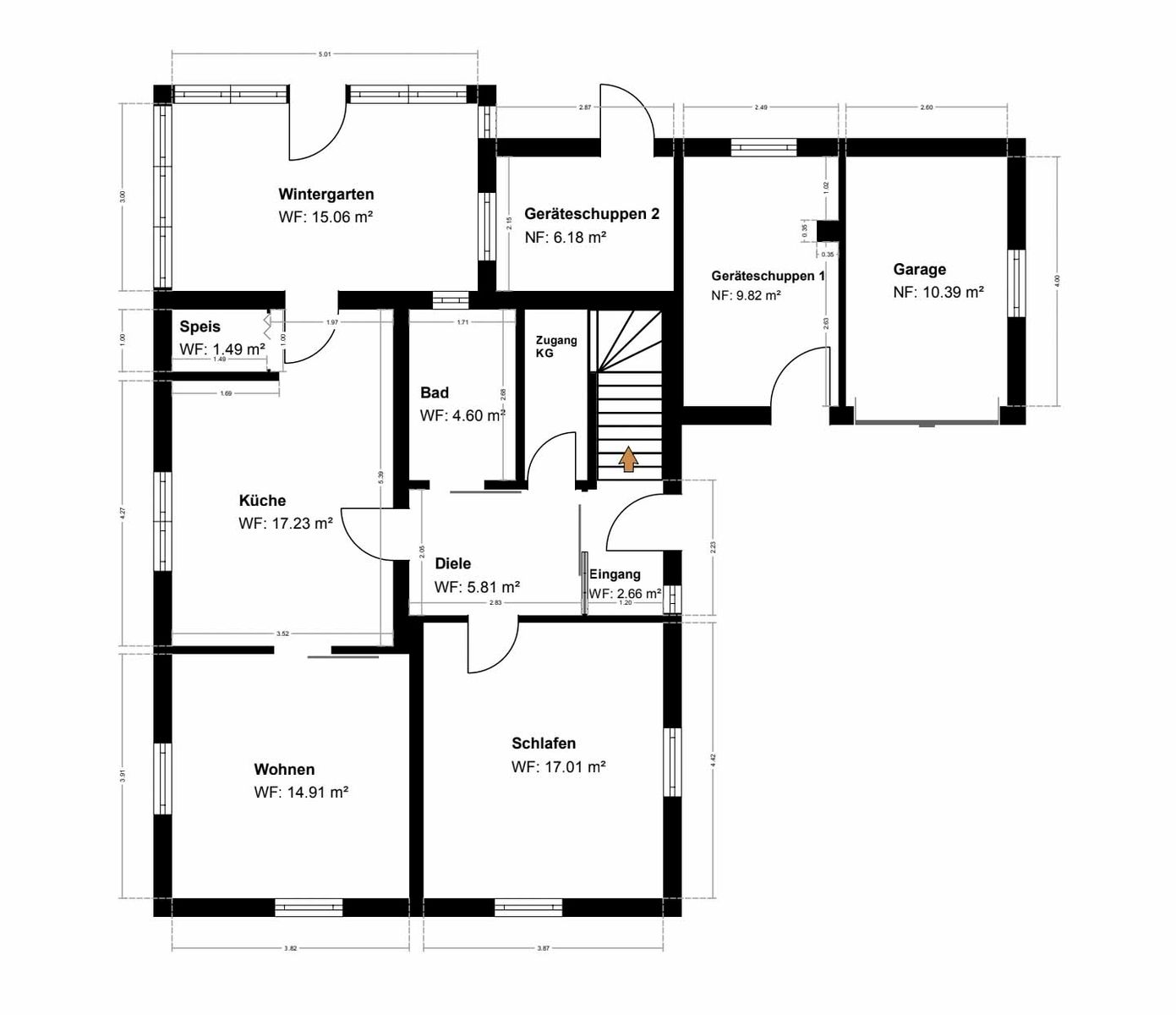 Immobilie zum Kauf als Kapitalanlage geeignet 385.000 € 7 Zimmer 281 m²<br/>Fläche 632,1 m²<br/>Grundstück Nord Waldkraiburg 84478