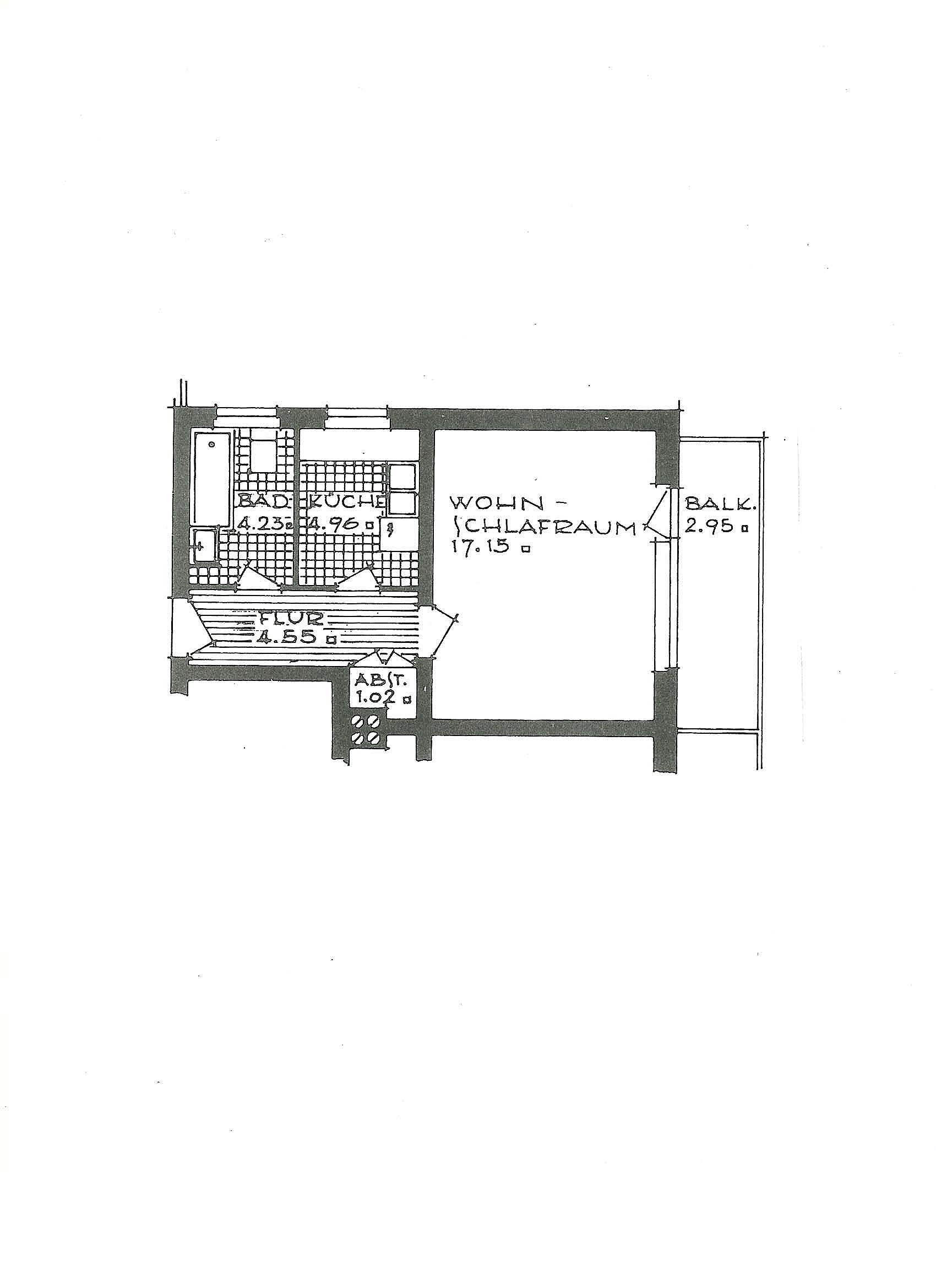 Wohnung zum Kauf 107.000 € 1 Zimmer 34,9 m²<br/>Wohnfläche 1.<br/>Geschoss Achter Lüttmoor 15 Rissen Hamburg 22559