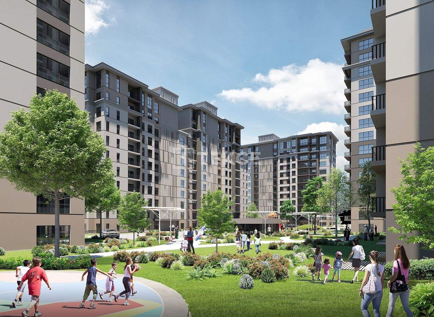 Immobilie in Söhrewald - Wohnungen in einer Anlage mit Pool, 800 m zur Hauptstraße in Avcilar - Bild 0