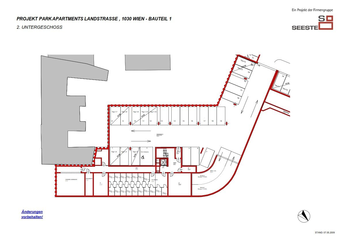 Tiefgaragenstellplatz zur Miete 89,86 € Wien 1030