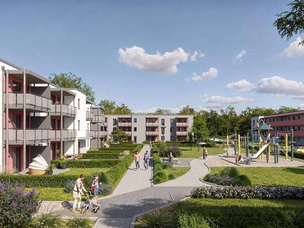 Wohnung zur Miete - Erstbezug 816 € 2 Zimmer 68 m² EG frei ab 01.08.2026 Franz-Lenze-Platz 37 Vierlinden Duisburg 47178