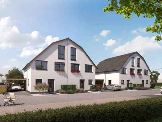 Doppelhaushälfte zum Kauf - Erstbezug provisionsfrei 569.990 € 4 Zimmer 134 m² 219 m² Grundstück Wilhelm-Kreutz-Straße Heiligenstein Römerberg 67354