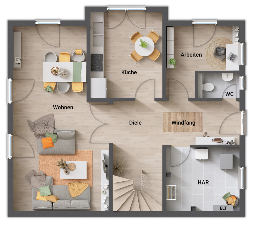 Einfamilienhaus zum Kauf 290.550 € 6 Zimmer 176 m²<br/>Wohnfläche 637 m²<br/>Grundstück Gladebeck Hardegsen 37181