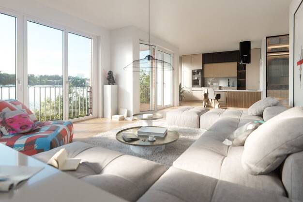 Penthouse zum Kauf - Neubau 1.110.000 € 3 Zimmer 117,5 m² 5. Geschoss frei ab 01.01.2026 Eiswerderstraße 10 Spandau Berlin 13585