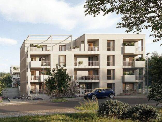 Wohnung zum Kauf 346.500 € 2 Zimmer 50,2 m² Planetenallee 1 - 3 Neckarrems Remseck am Neckar 71686