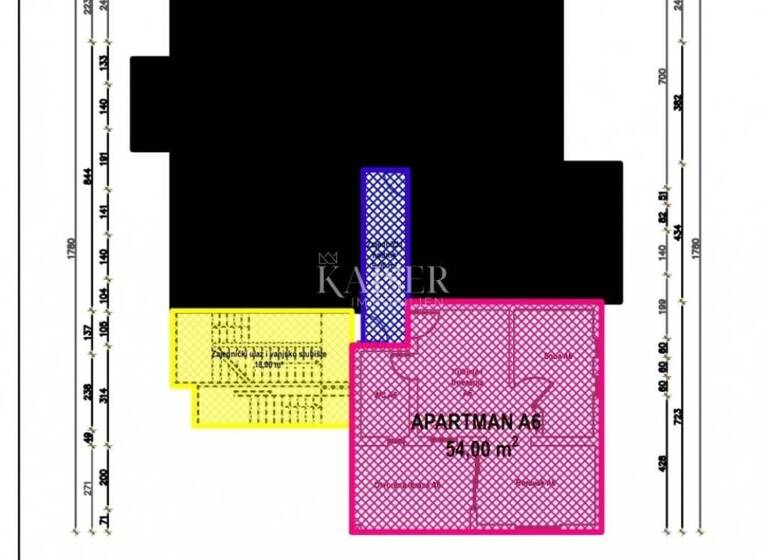 Wohnung zum Kauf 187.000 € 2 Zimmer 54 m² 1. Geschoss Pag