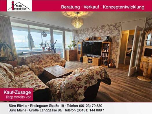 Wohnung zum Kauf 259.000 € 4 Zimmer 98 m² 14. Geschoss Lerchenberg Mainz 55127