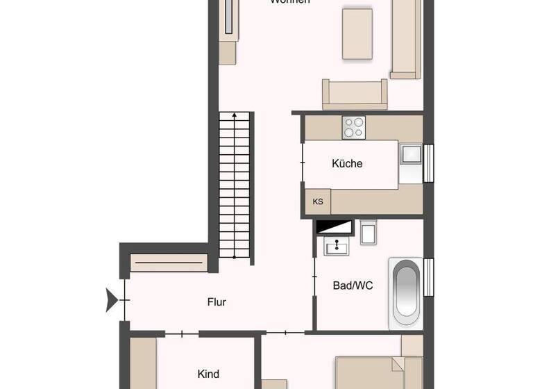 Maisonette zum Kauf 186.000 € 4 Zimmer 105 m² 2. Geschoss Machern 04827