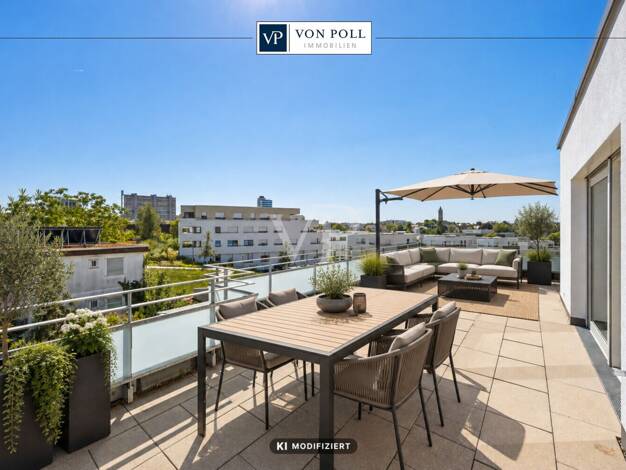 Penthouse zur Miete 1.800 € 3,5 Zimmer 112,1 m² 4. Geschoss frei ab 01.10.2026 Leonberg Leonberg 71229