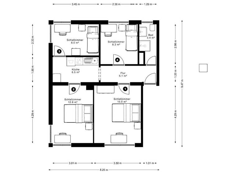WG-Zimmer zur Miete 620 € 1 Zimmer 30 m² 1. Geschoss frei ab sofort Ehingerstraße 21 Gallus Frankfurt am Main 60326