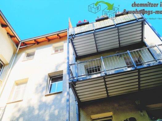 Wohnung zur Miete 339 € 2 Zimmer 53,4 m² 1. Geschoss frei ab 01.05.2026 Kantstraße 1 Gablenz Chemnitz / Lutherviertel 09126