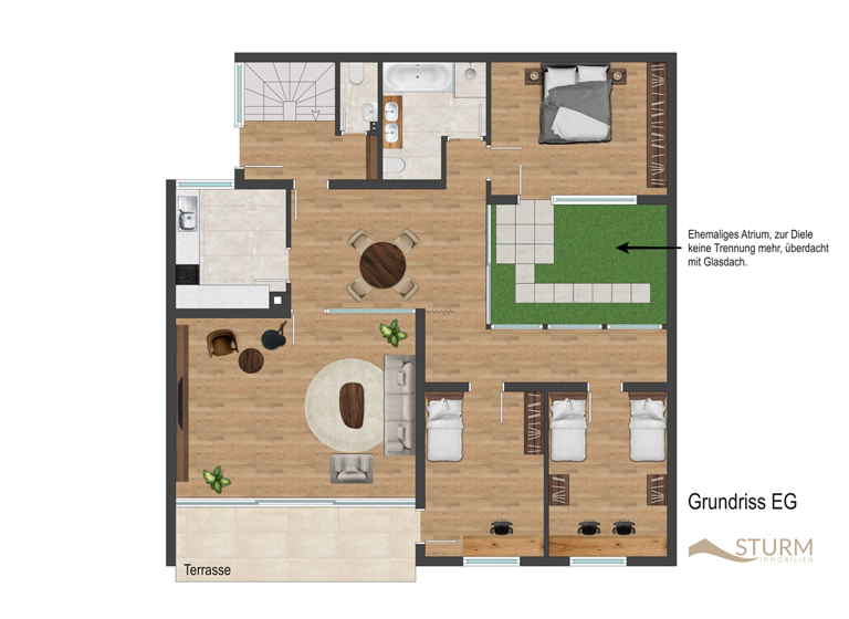 Bungalow zum Kauf 599.000 € 5 Zimmer 159 m² 352 m² Grundstück frei ab sofort Böfingen Ulm 89075