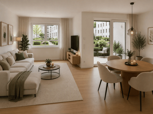 Wohnung zur Miete 1.150 € 2 Zimmer 65,2 m² Geschoss EG/4 frei ab sofort Hochstadt Maintal 63477