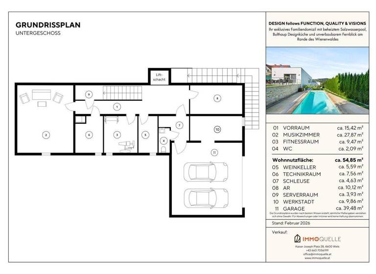 Haus zum Kauf 2.250.000 € 7 Zimmer 662 m² Grundstück Klosterneuburg 3400
